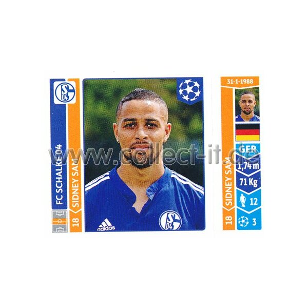 Sticker 514 - Sidney Sam - FC Schalke 04