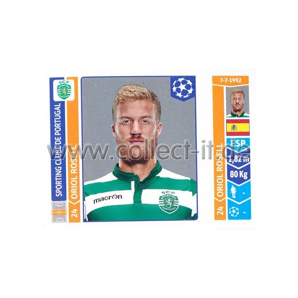 Sticker 538 - Oriol Rosell - Sporting Clube de Portugal