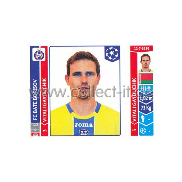 Sticker 627 - Vitali Gayduchik - FC BATE Borisov