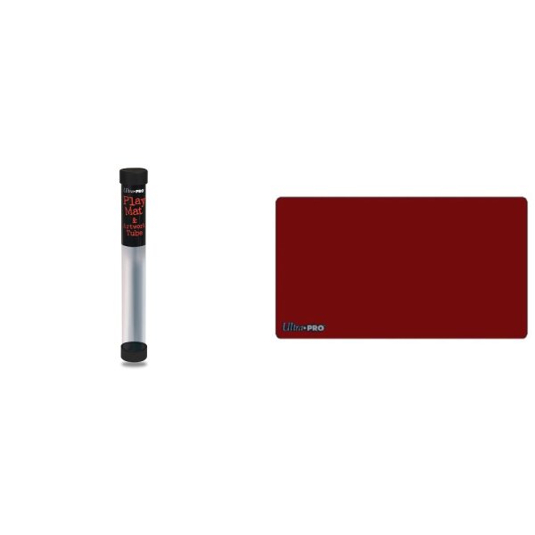 Kopie von Ultra Pro 84085 Spielmatte/Playmat - rot + Ultra Pro - Play Mat & Artwork Tube