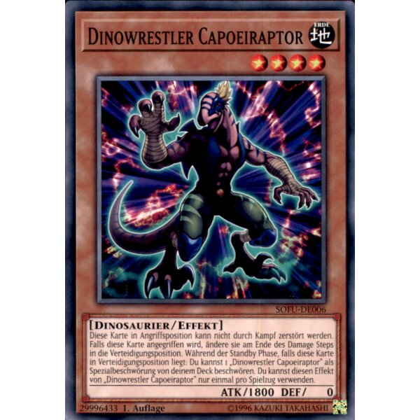 SOFU-DE006 - Dinowrestler Capoeiraptor