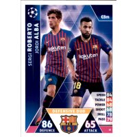 CL1819 - Karte 18 - Jordi Alba / Sergi Roberto -...