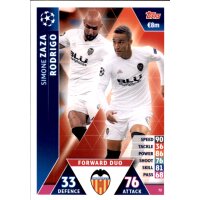 CL1819 - Karte 72 - Rodrigo / Simone Zaza - Forward Duo