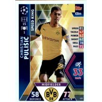 CL1819 - Karte 135 - Christian Pulisic - Speed King