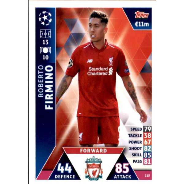 CL1819 - Karte 215 - Roberto Firmino