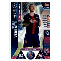 CL1819 - Karte 281 - Marco Verratti - Pass Master