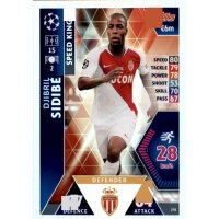 CL1819 - Karte 291 - Djibril Sidibe - Speed King