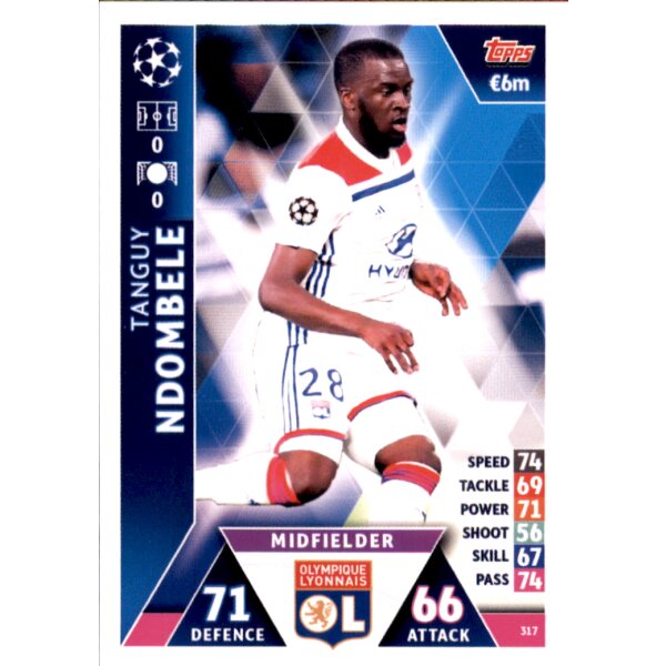 CL1819 - Karte 317 - Tanguy Ndombele