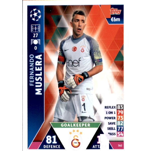 CL1819 - Karte 362 - Fernando Muslera