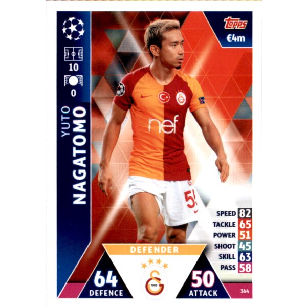 CL1819 - Karte 364 - Yuto Nagatomo