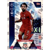 CL1819 - Karte 438 - Mohamed Salah - 100 Club XI