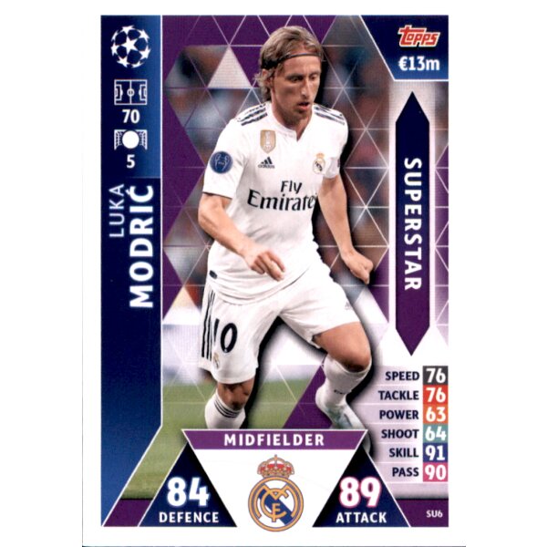 CL1819 - Karte SU6  - Luka Modric - Superstar