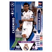 CL1819 - Karte TW7  - Casemiro - Title Winner