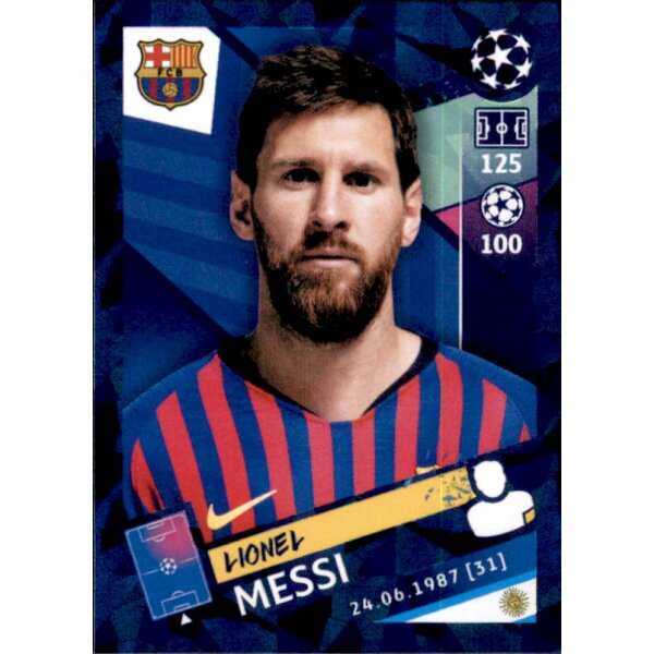 Sticker 5 - Lionel Messi - FC Barcelona