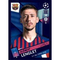 Sticker 8 - Clement Lenglet - FC Barcelona