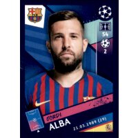 Sticker 11 - Jordi Alba - FC Barcelona