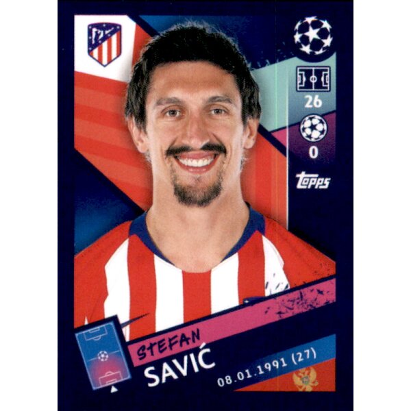 Sticker 31 - Stefan Savic - Atletico Madrid