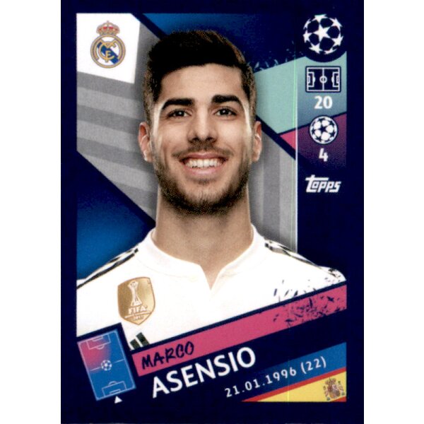 Sticker 55 - Marco Asensio - Real Madrid