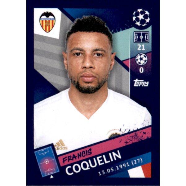 Sticker 72 - Francis Coquelin - FC Valencia