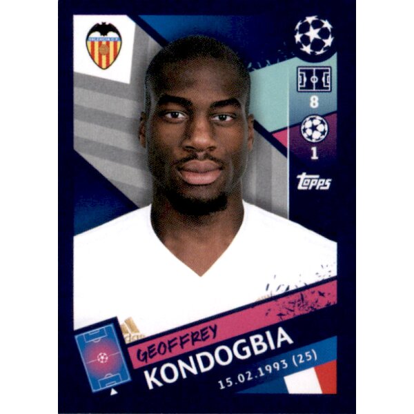 Sticker 73 - Geoffrey Kondogbia - FC Valencia