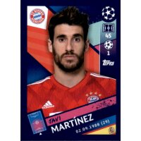 Sticker 88 - Javi Martinez - FC Bayern München