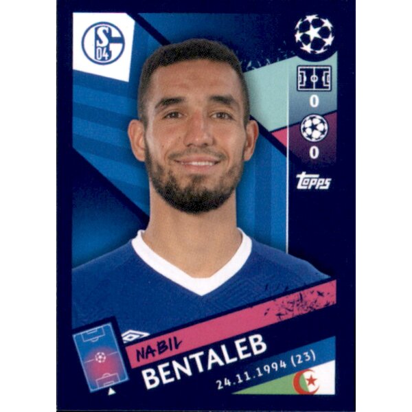 Sticker 108 - Nabil Bentaleb - FC Schalke 04