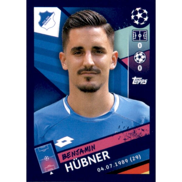 Sticker 124 - Benjamin Hübner - TSG 1899 Hoffenheim