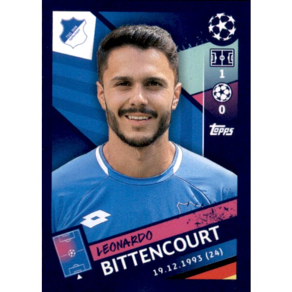 Sticker 125 - Leonardo Bittencourt - TSG 1899 Hoffenheim