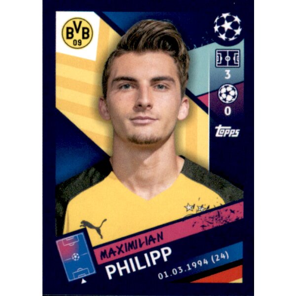 Sticker 154 - Maximilian Philipp - Borussia Dortmund