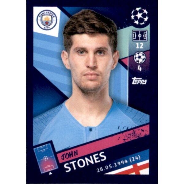 Sticker 161 - John Stones - Manchester City