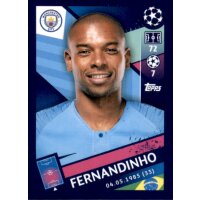 Sticker 165 - Fernandinho - Manchester City