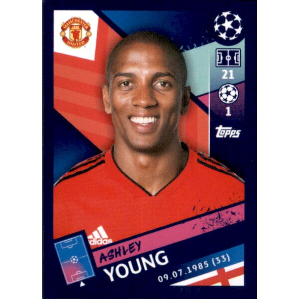 Sticker 179 - Ashley Young - Manchester City