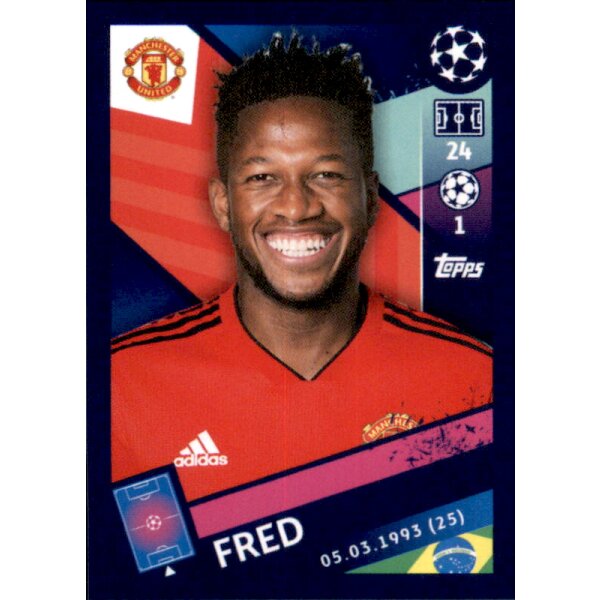 Sticker 183 - Fred - Manchester City