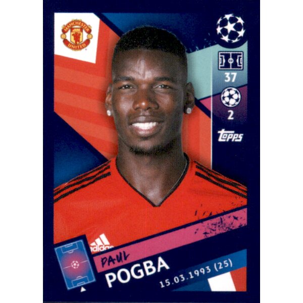 Sticker 185 - Paul Pogba - Manchester City