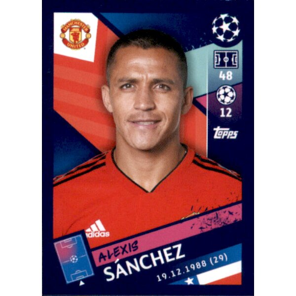 Sticker 190 - Alexis Sanchez - Manchester City