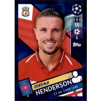 Sticker 214 - Jordan Henderson - FC Liverpool