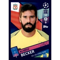 Sticker 216 - Alisson Becker - FC Liverpool