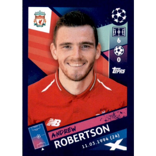 Sticker 217 - Andrew Robertson - FC Liverpool