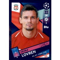 Sticker 218 - Dejan Lovren - FC Liverpool