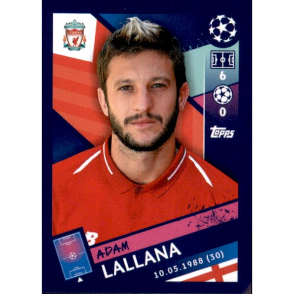 Sticker 226 - Adam Lallana - FC Liverpool