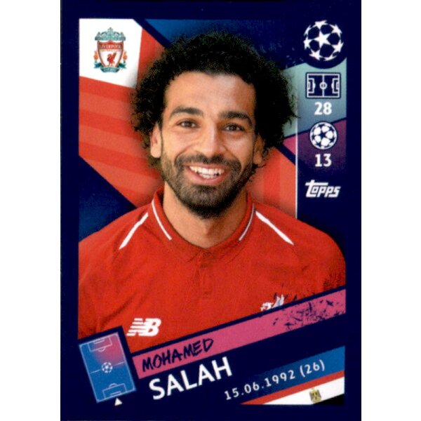 Sticker 228 - Mohamed Salah - FC Liverpool