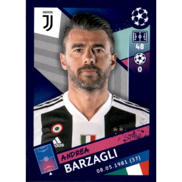 Sticker 238 - Andrea Barzagli - Juventus Turin