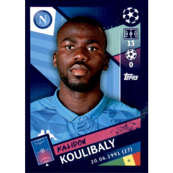 Sticker 255 - Kalidou Koulibaly - SSC Neapel