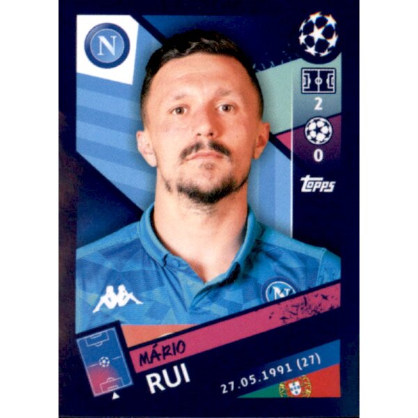 Sticker 257 - Mario Rui - SSC Neapel