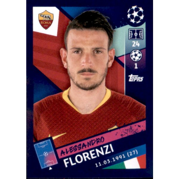 Sticker 274 - Alessandro Florenzi - AS Roma