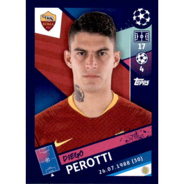 Sticker 286 - Diego Perotti - AS Roma