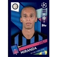 Sticker 293 - Miranda - Inter Mailand