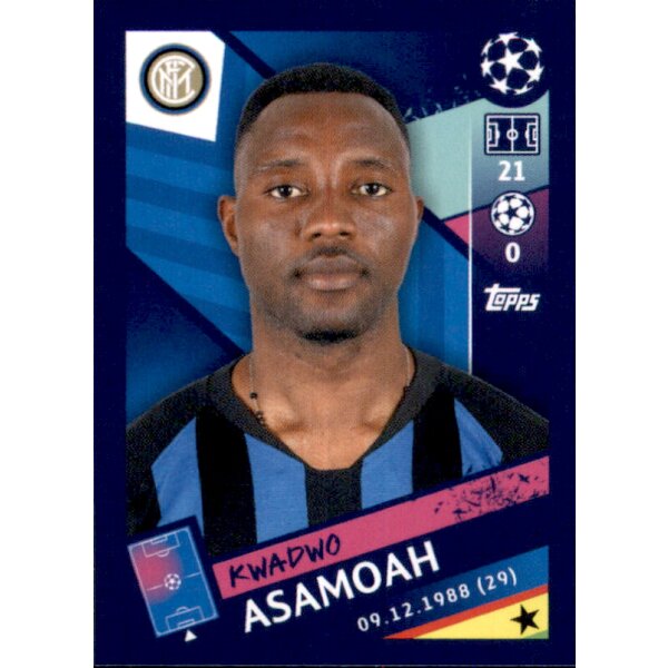 Sticker 305 - Kwadwo Asamoah - Inter Mailand