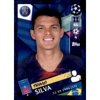 Sticker 309 - Thiago Silva - Paris Saint-Germain