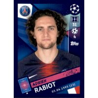 Sticker 318 - Adrien Rabiot - Paris Saint-Germain